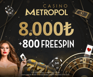 casinometropol 1500TL bonus